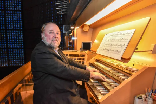 Helmut Hoeft an der Orgel, Albert Schweitzer, 142. Geburtstag am 14.1.2017